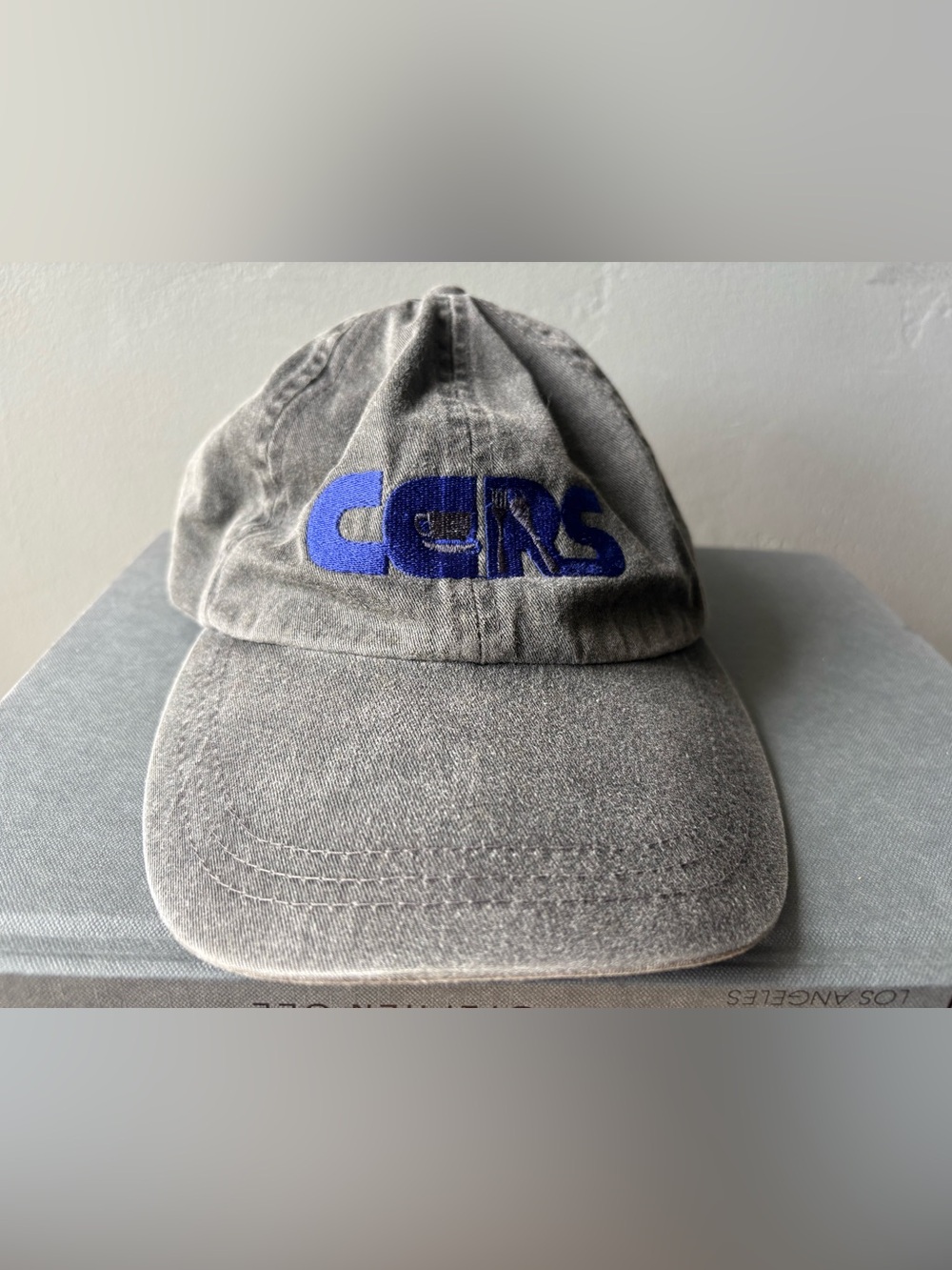 Adams Baseball Cap with Adjustable Leather Strap and Blue CCRS